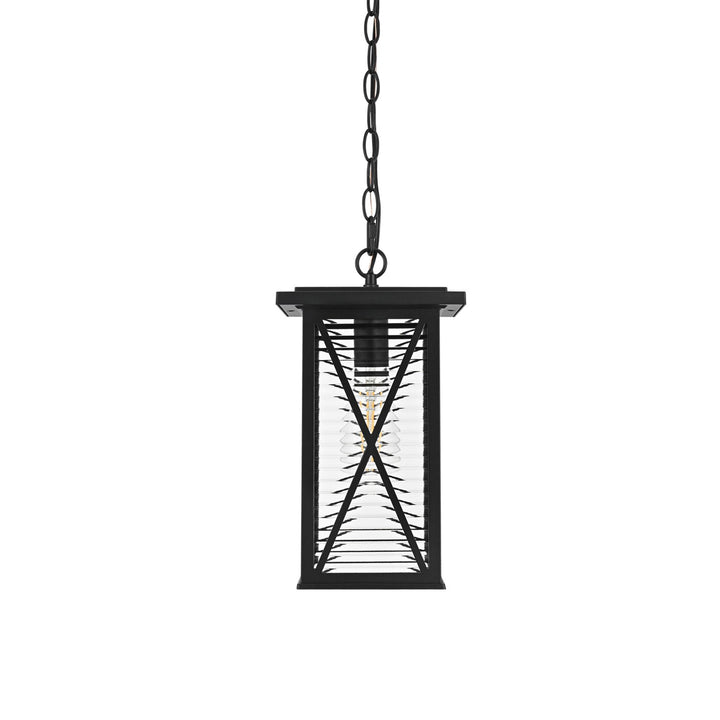 14 Inch Outdoor Pendant In Black - View 4 - Joshua Marshal
