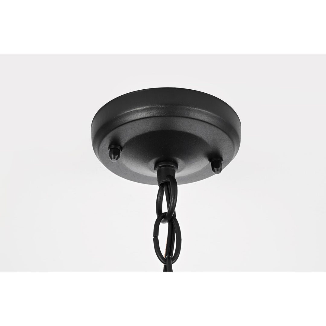 14 Inch Outdoor Pendant In Black - View 6 - Joshua Marshal