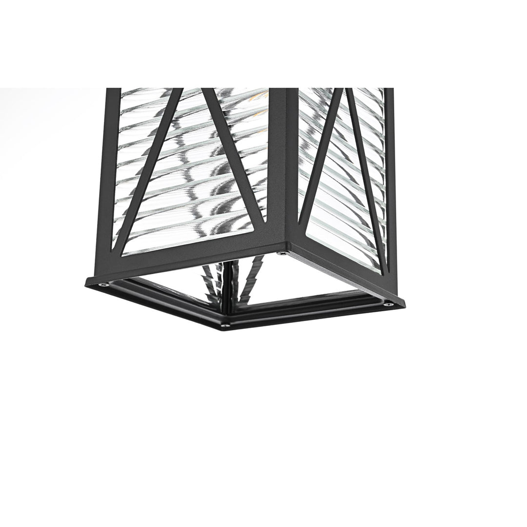 15 Inch Outdoor Wall Sconce In Black - View 6 - Joshua Marshal