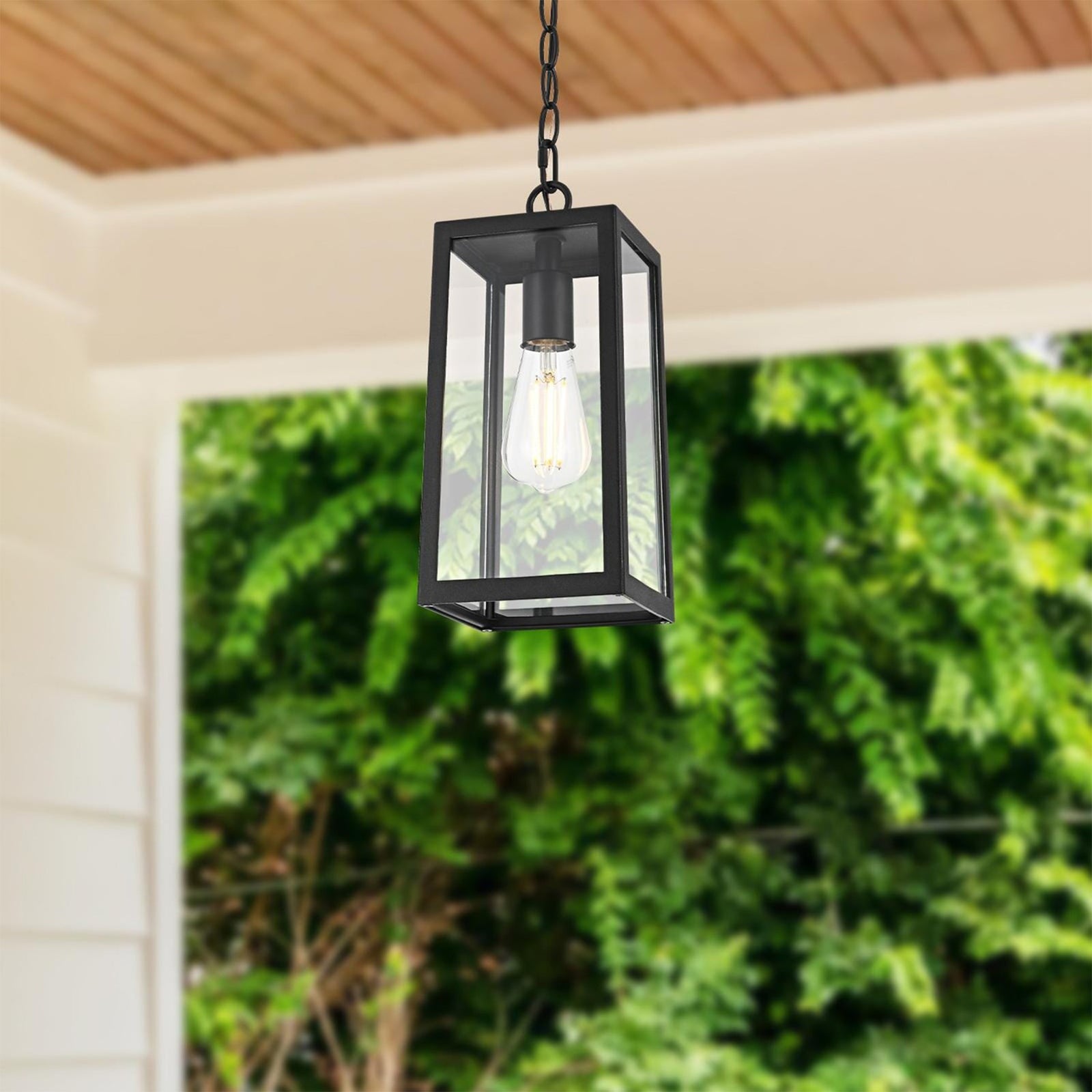 13 Inch Outdoor Pendant In Black - View 2 - Joshua Marshal