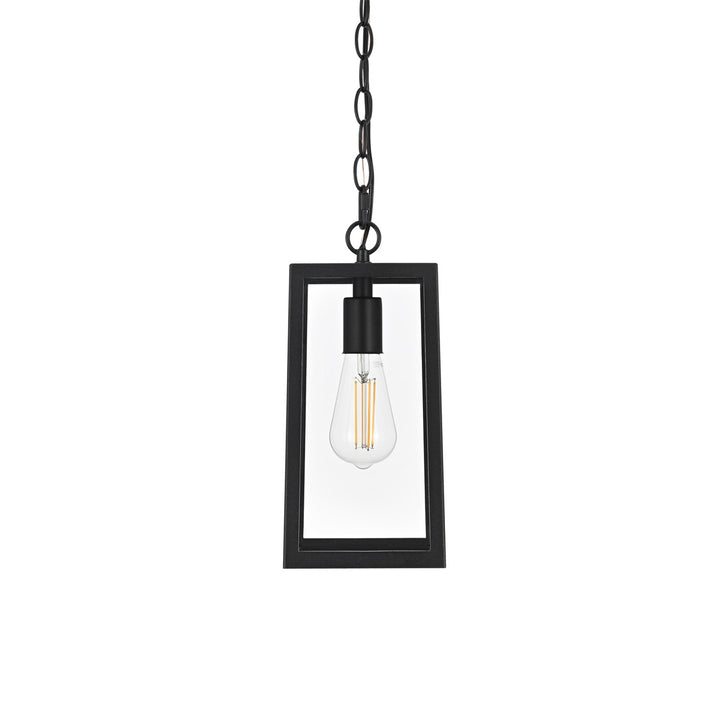 13 Inch Outdoor Pendant In Black - View 4 - Joshua Marshal