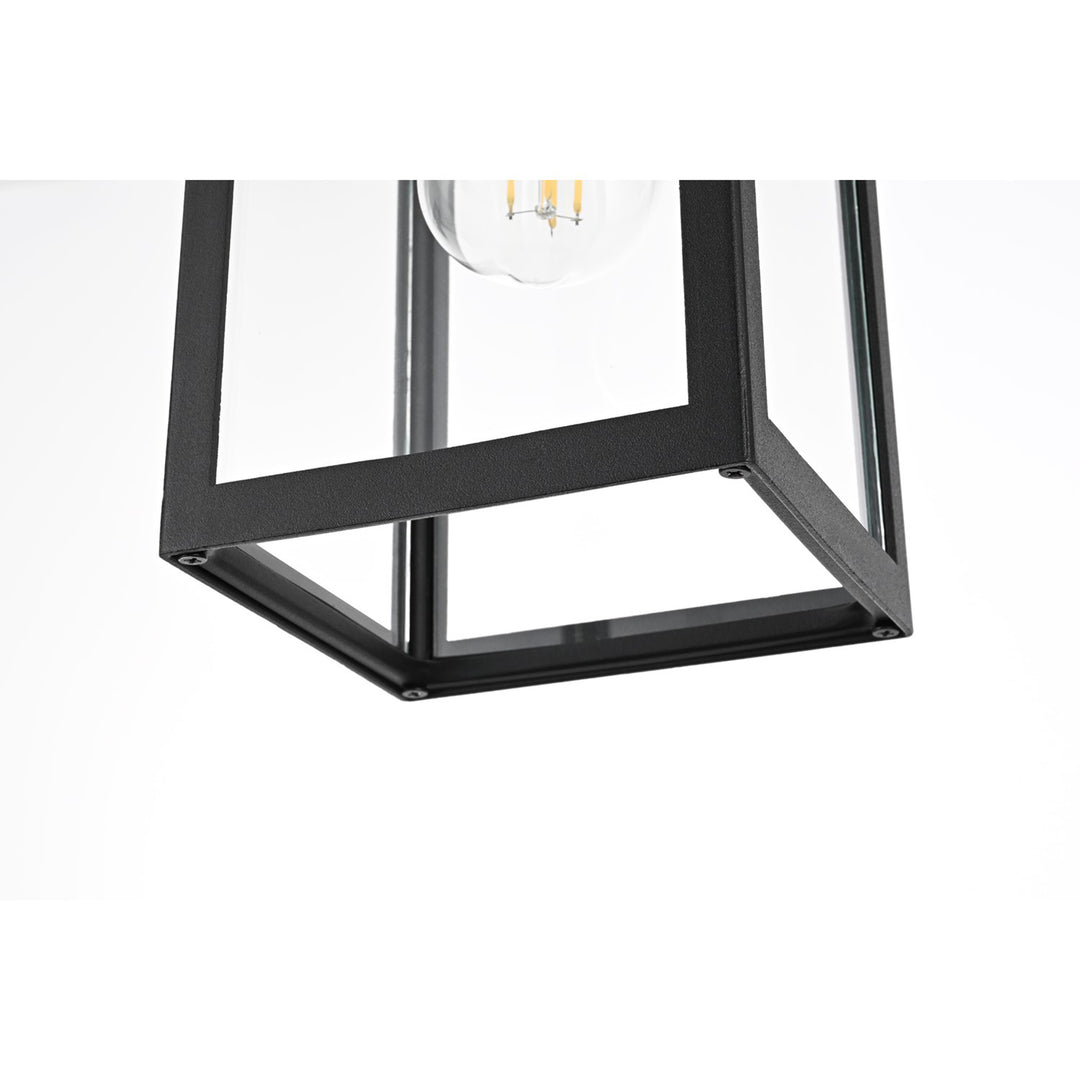 13 Inch Outdoor Pendant In Black - View 5 - Joshua Marshal