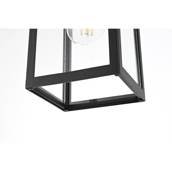 13 Inch Outdoor Pendant In Black - View 5 - Joshua Marshal