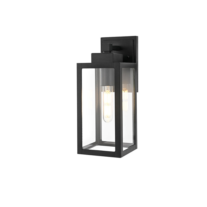 13 Inch Outdoor Wall Sconce In Black - View 4 - Joshua Marshal