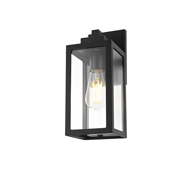 13 Inch Outdoor Wall Sconce In Black - View 5 - Joshua Marshal