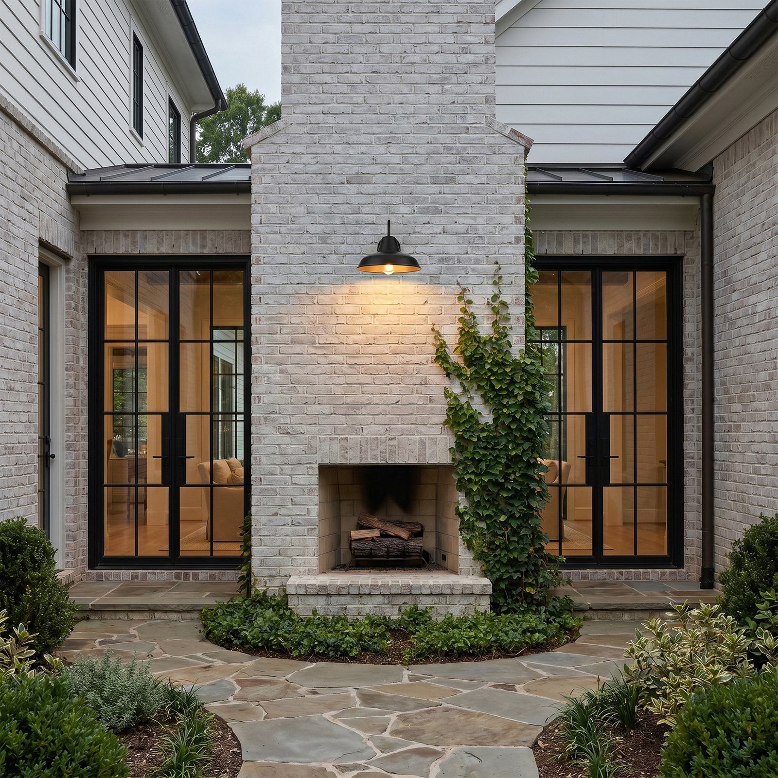 15 Inch Outdoor Wall Sconce In Black - View 2 - Joshua Marshal