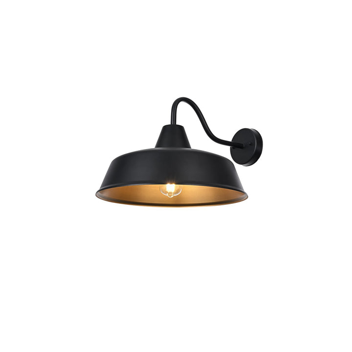 20 Inch Outdoor Wall Sconce In Black - View 3 - Joshua Marshal