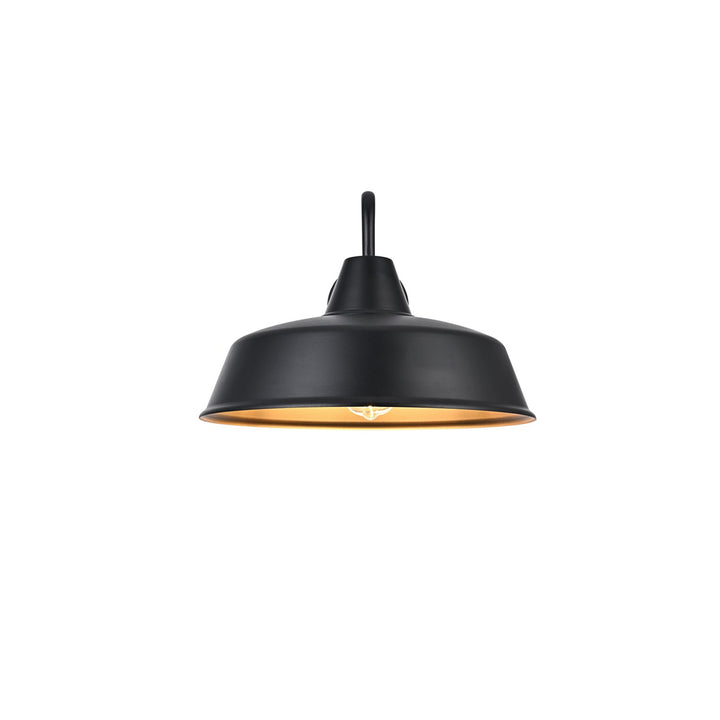 20 Inch Outdoor Wall Sconce In Black - View 4 - Joshua Marshal