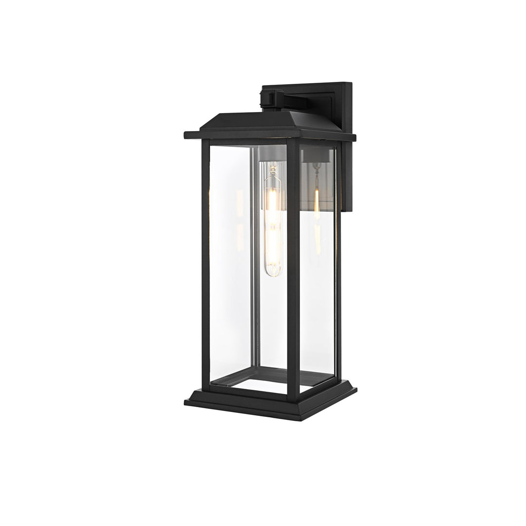 17 Inch Outdoor Wall Sconce In Black - View 3 - Joshua Marshal