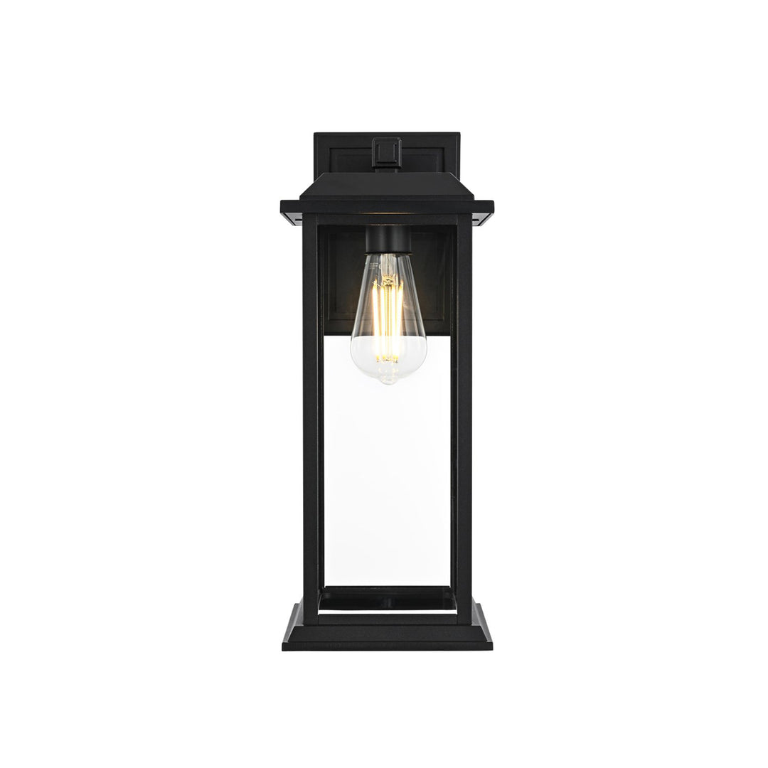 17 Inch Outdoor Wall Sconce In Black - View 4 - Joshua Marshal