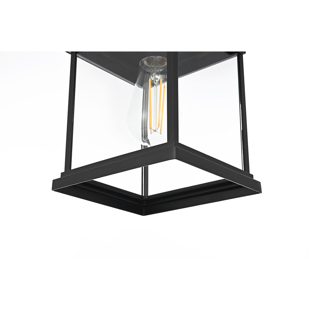 13 Inch Outdoor Wall Sconce In Black - View 6 - Joshua Marshal