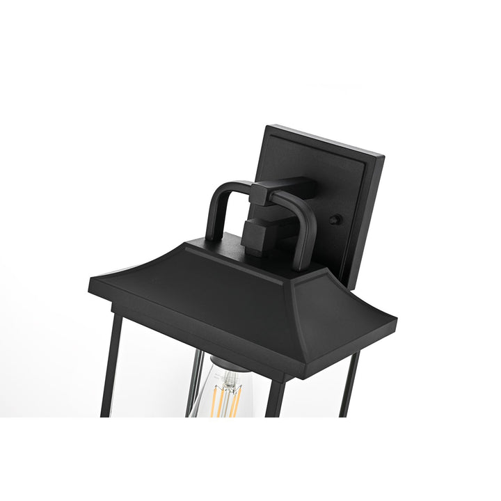 16 Inch Outdoor Wall Sconce In Black - View 6 - Joshua Marshal