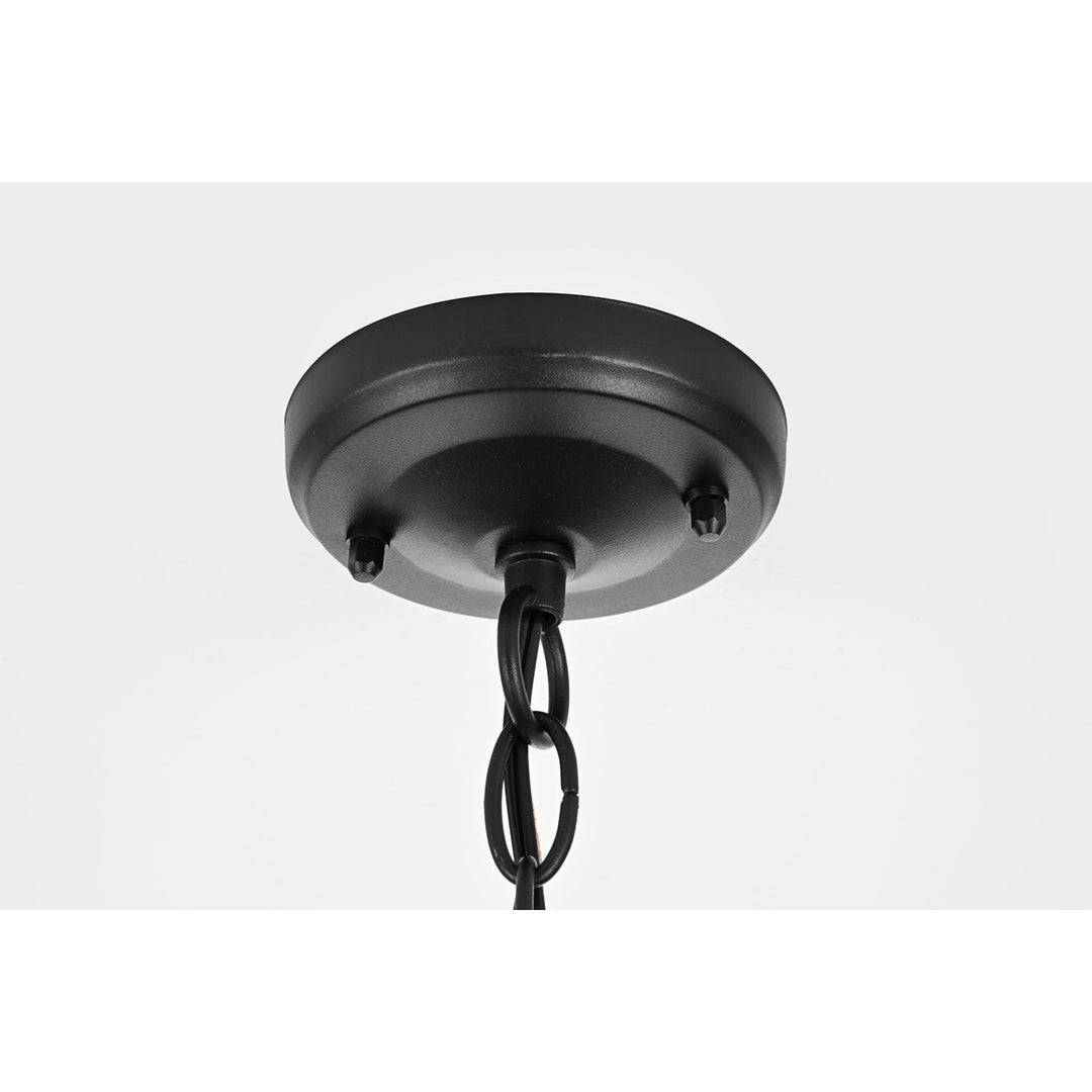 12 Inch Outdoor Pendant In Black - View 6 - Joshua Marshal