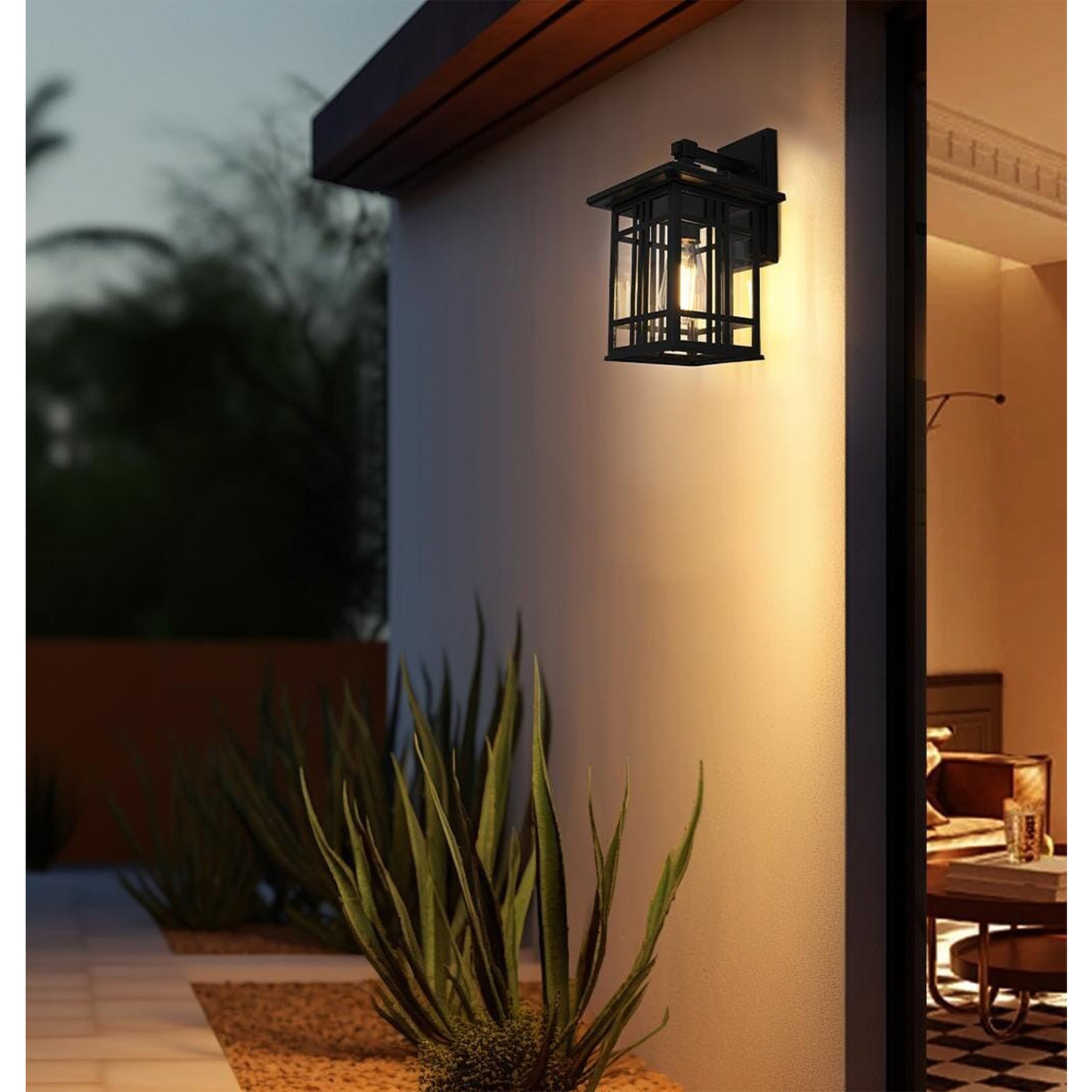13 Inch Outdoor Wall Sconce In Black - View 2 - Joshua Marshal