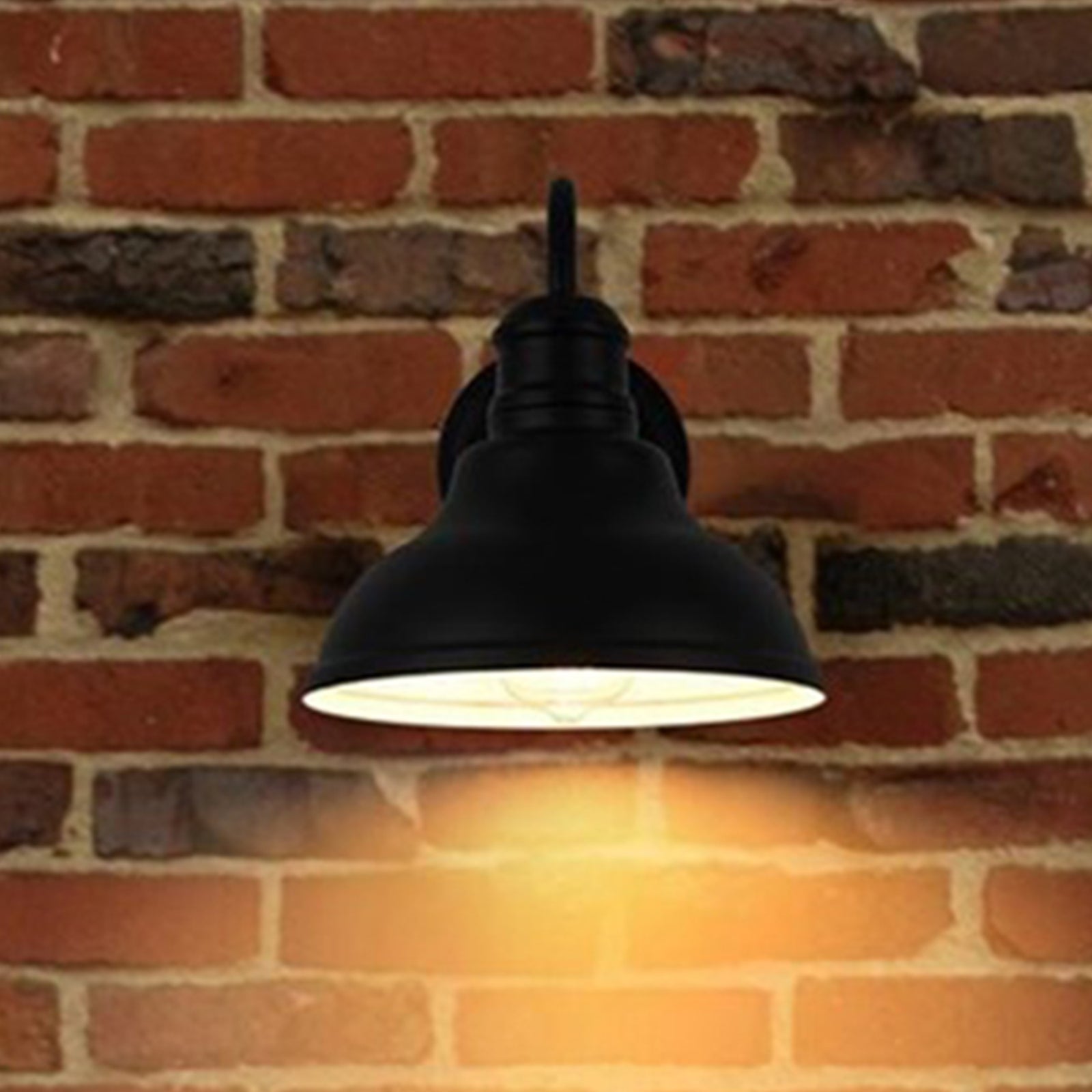 9 Inch Outdoor Wall Sconce In Black Black Finish - LIGHTING by Joshua Marshal
