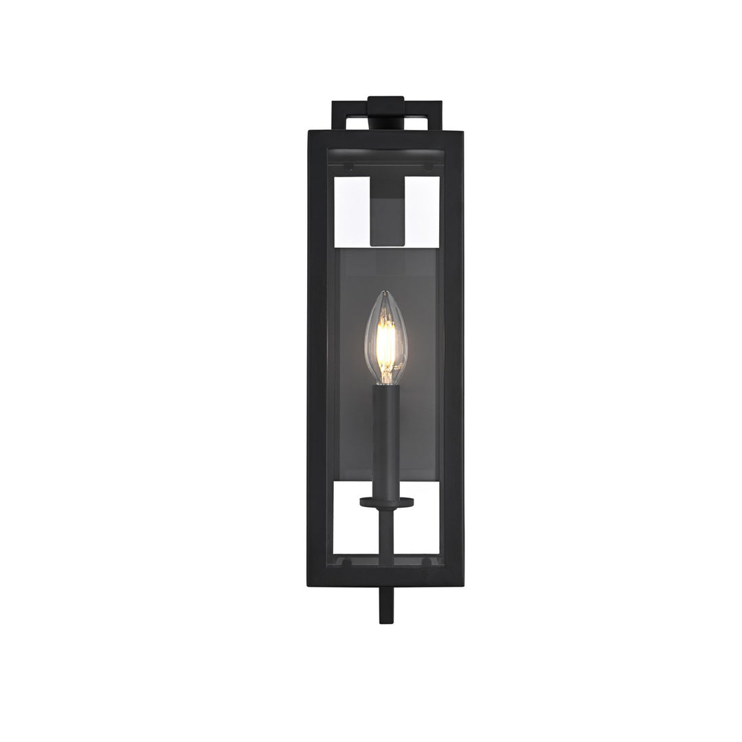 5 Inch Outdoor Wall Sconce In Black - View 3 - Joshua Marshal