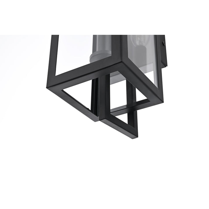 5 Inch Outdoor Wall Sconce In Black - View 5 - Joshua Marshal