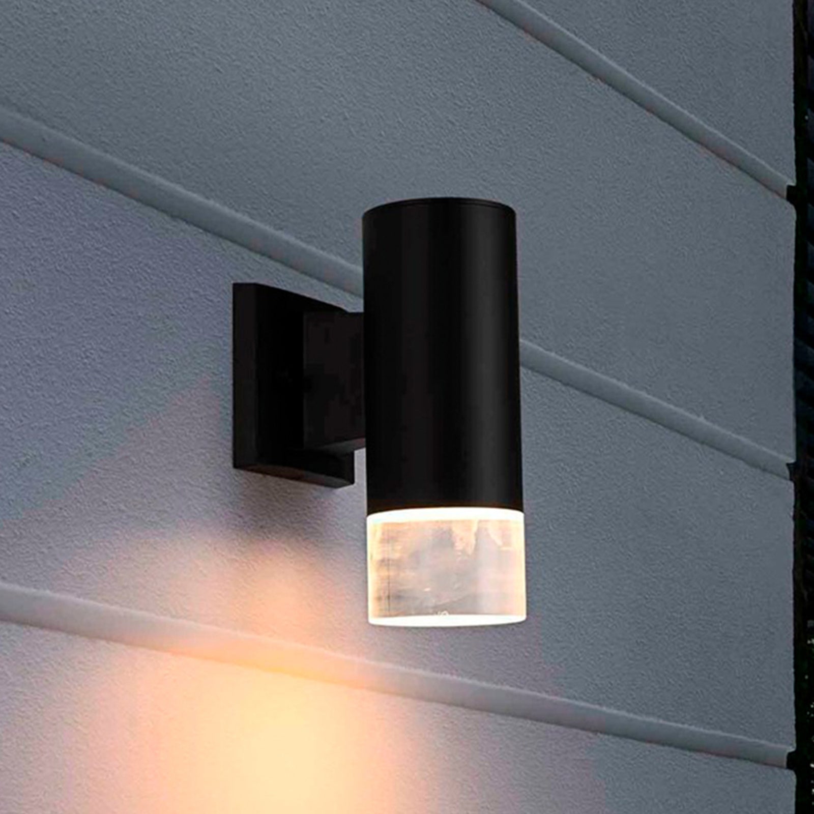 5 Inch Outdoor Wall Sconce In Black Black Finish - LIGHTING by Joshua Marshal