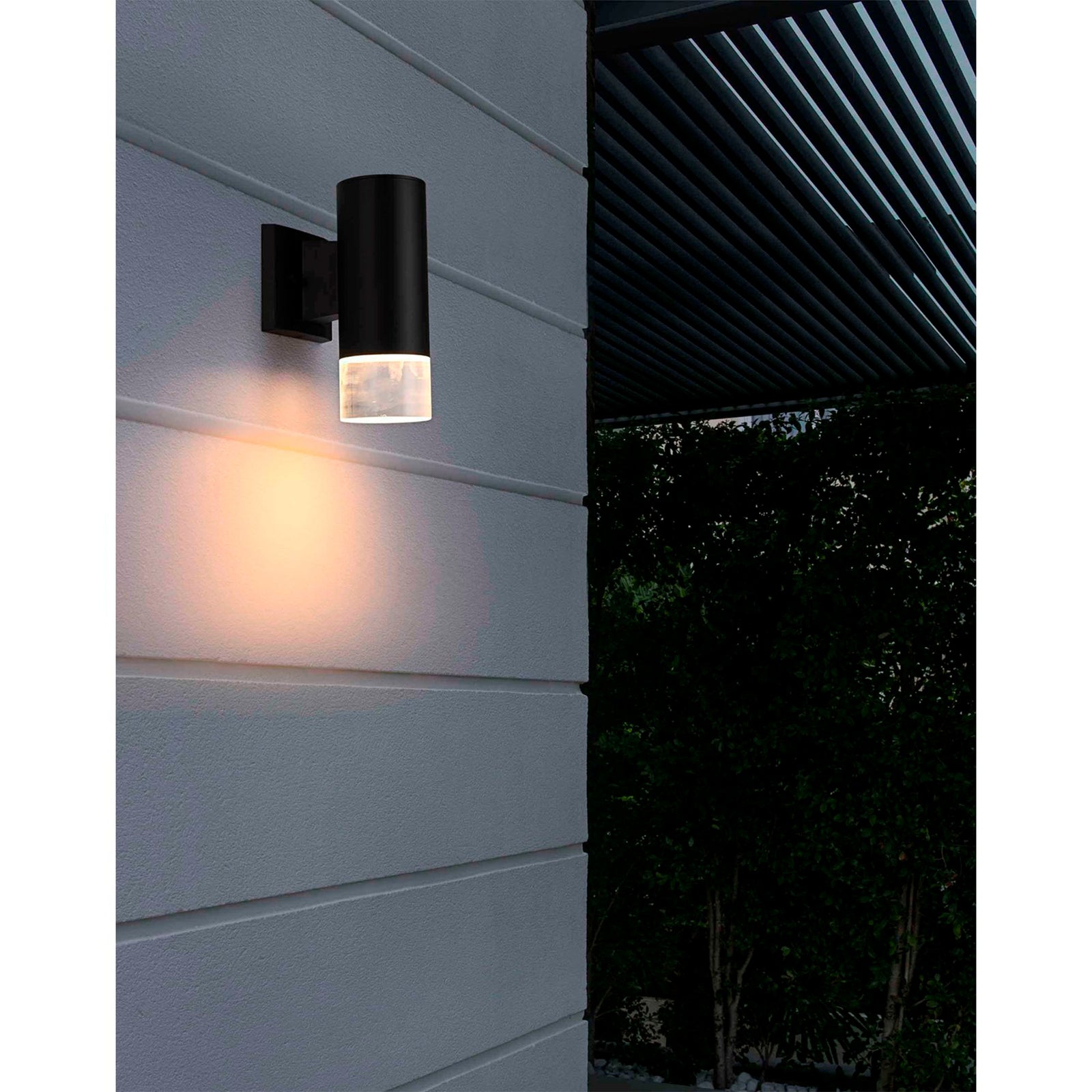 5 Inch Outdoor Wall Sconce In Black - View 2 - Joshua Marshal