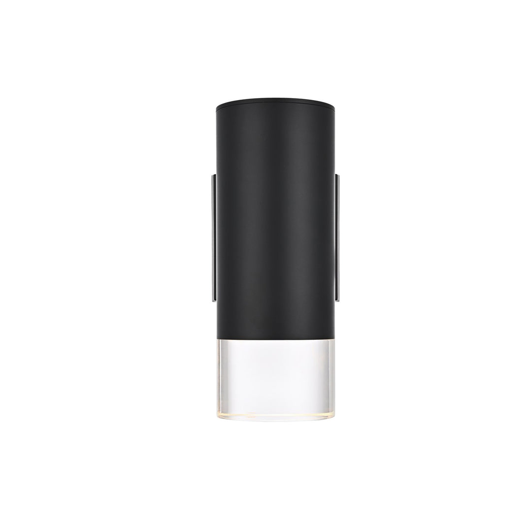 5 Inch Outdoor Wall Sconce In Black - View 3 - Joshua Marshal