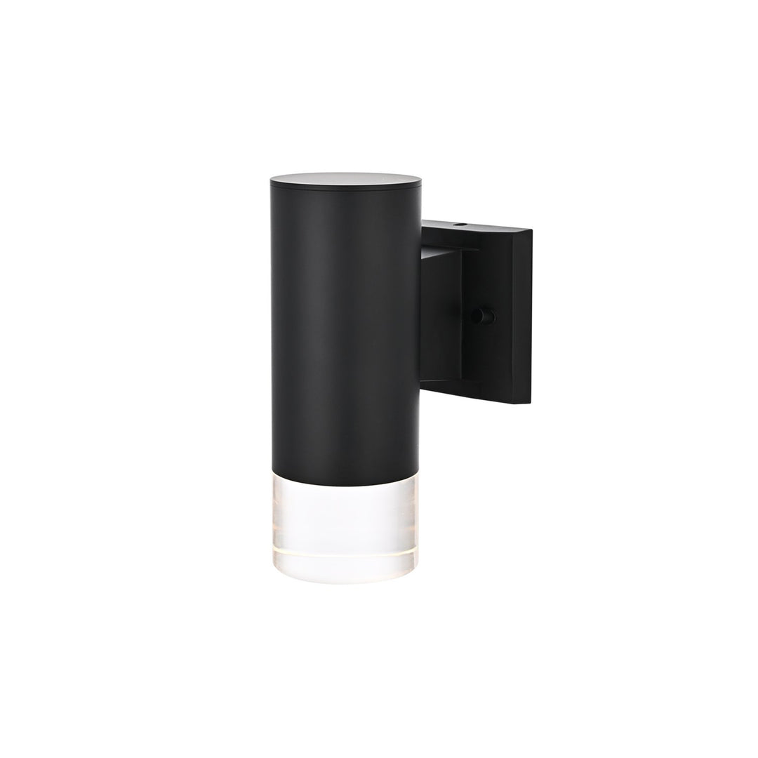 5 Inch Outdoor Wall Sconce In Black - View 4 - Joshua Marshal