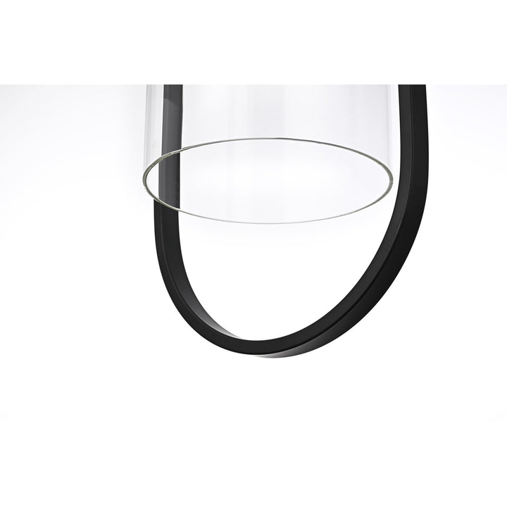10 Inch Outdoor Wall Sconce In Black - View 6 - Joshua Marshal
