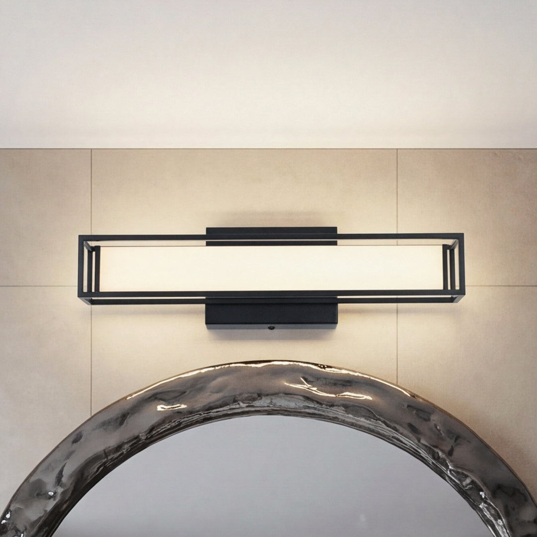 16 Inch Led Wall Sconce In Black Black Finish - LIGHTING by Joshua Marshal