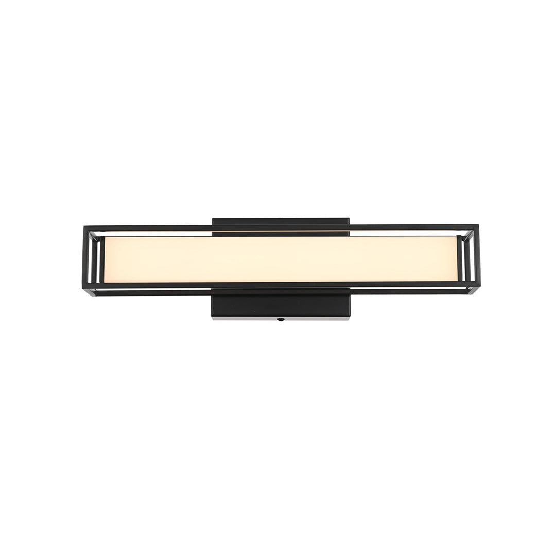 16 Inch Led Wall Sconce In Black - View 3 - Joshua Marshal