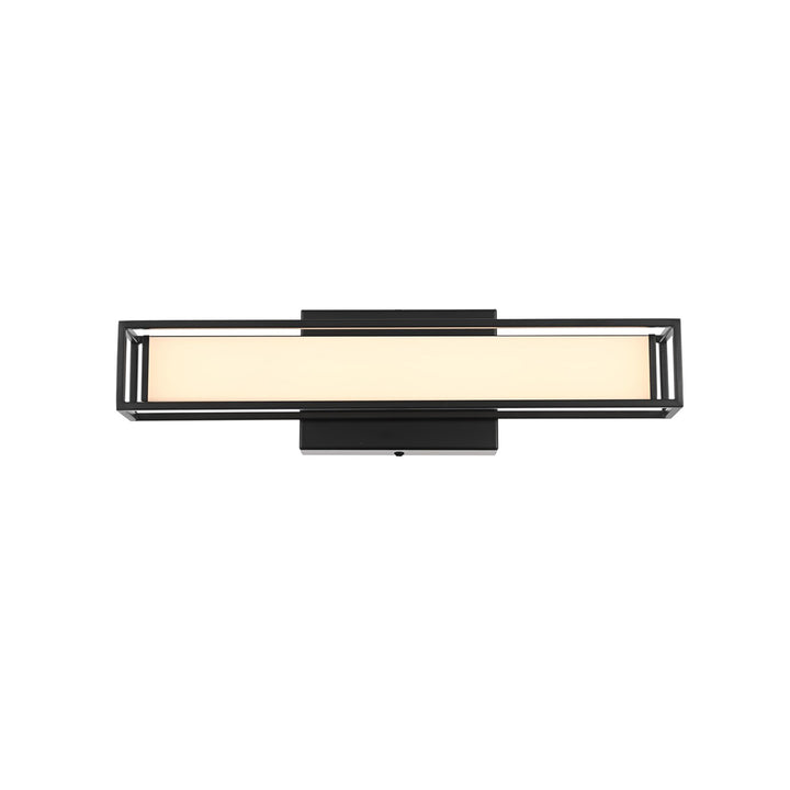 16 Inch Led Wall Sconce In Black - View 3 - Joshua Marshal