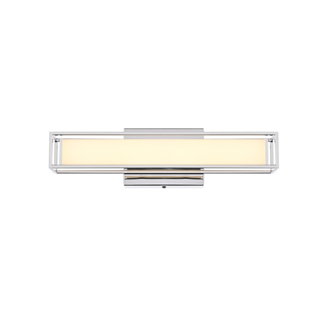 16 Inch Led Wall Sconce In Chrome - View 3 - Joshua Marshal