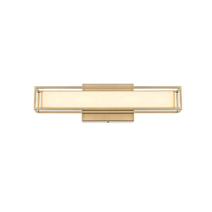 16 Inch Led Wall Sconce In Satin Gold - View 3 - Joshua Marshal