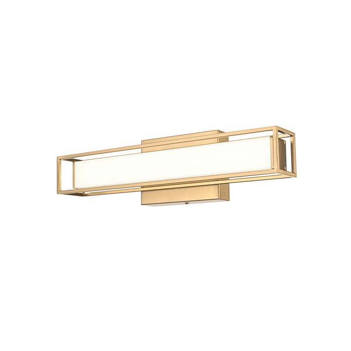 16 Inch Led Wall Sconce In Satin Gold - View 4 - Joshua Marshal