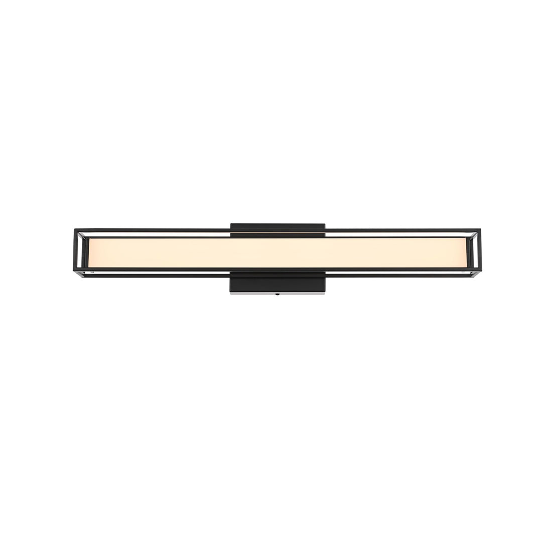 24 Inch Led Wall Sconce In Black - View 3 - Joshua Marshal