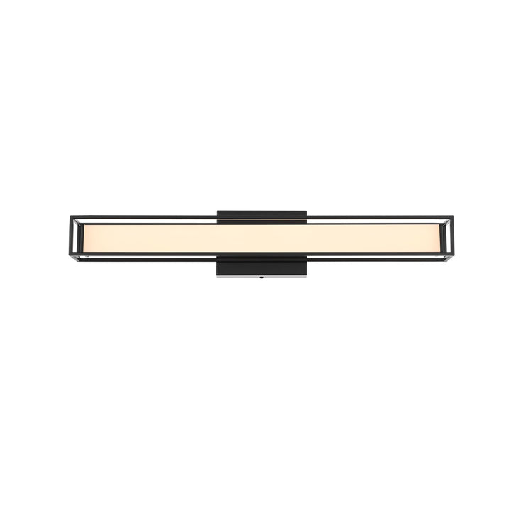 24 Inch Led Wall Sconce In Black - View 3 - Joshua Marshal