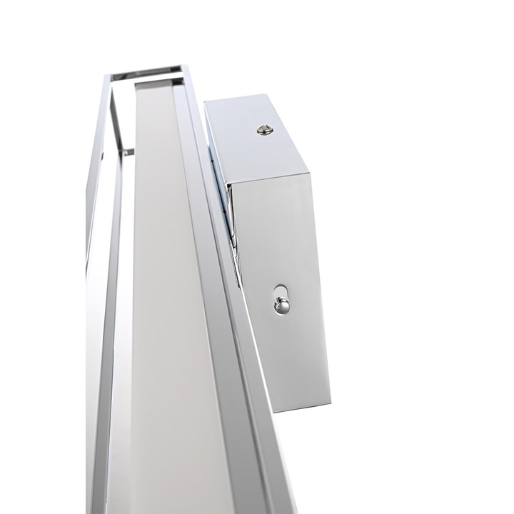 24 Inch Led Wall Sconce In Chrome - View 5 - Joshua Marshal