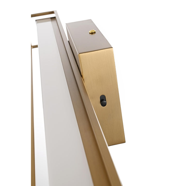 24 Inch Led Wall Sconce In Satin Gold - View 5 - Joshua Marshal