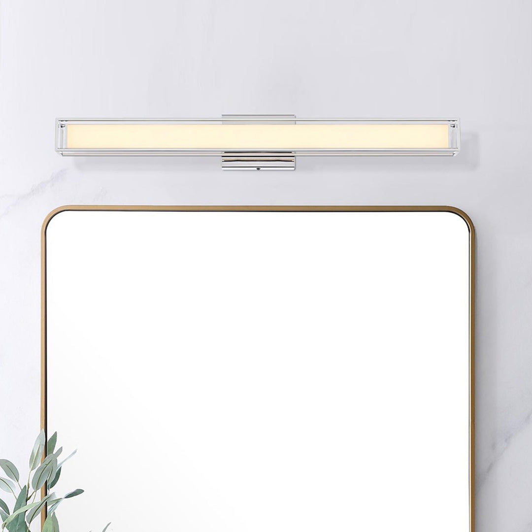 31 Inch Led Wall Sconce In Chrome Chrome Finish - LIGHTING by Joshua Marshal
