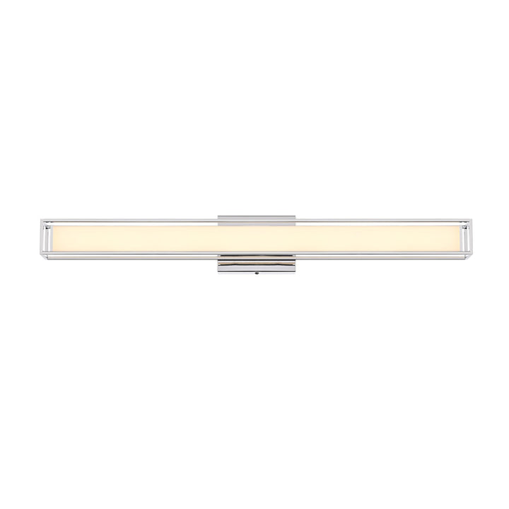 31 Inch Led Wall Sconce In Chrome - View 3 - Joshua Marshal