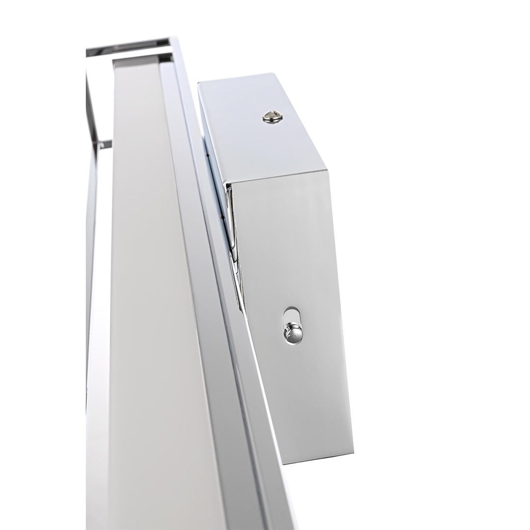 31 Inch Led Wall Sconce In Chrome - View 5 - Joshua Marshal