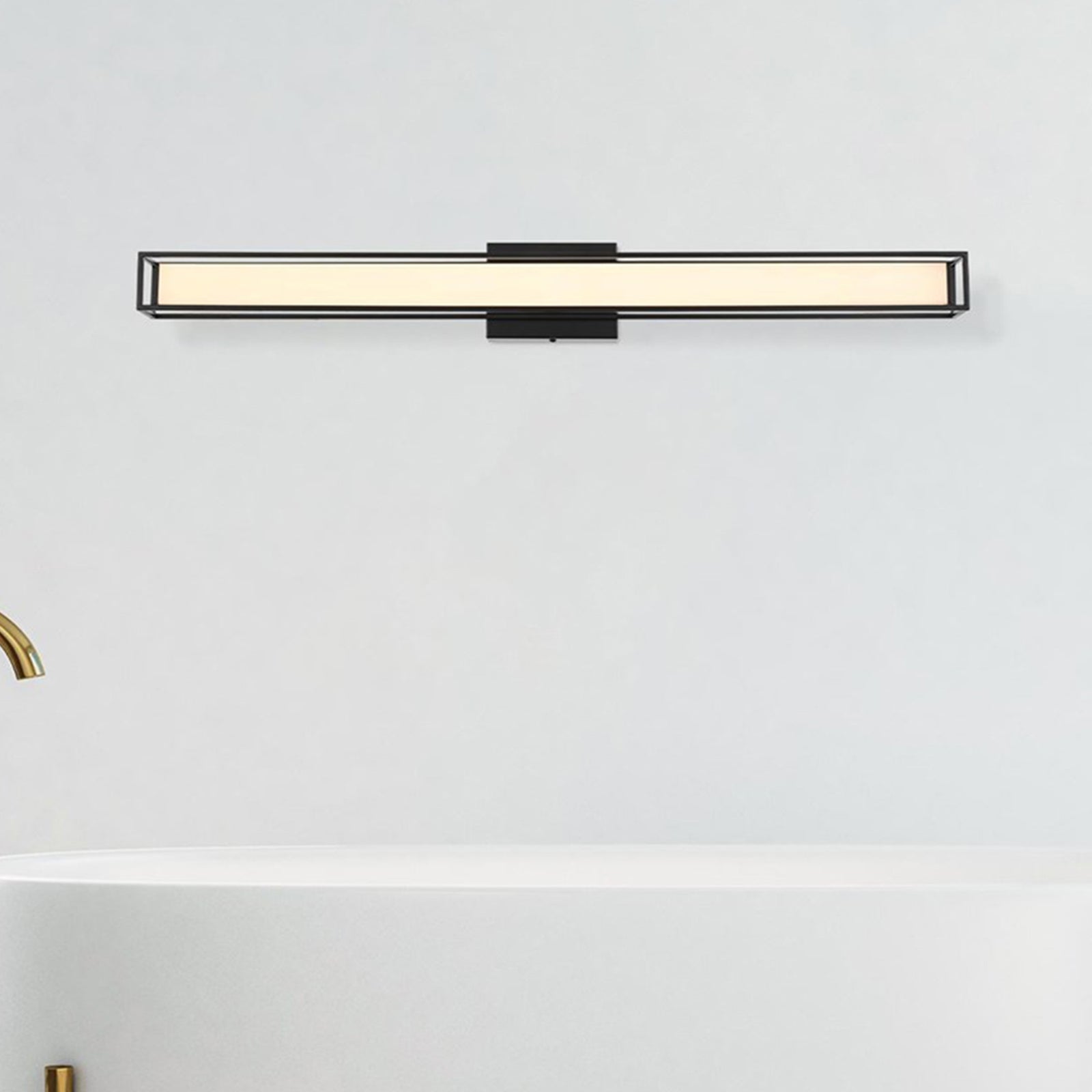 36 Inch Led Wall Sconce In Black Black Finish - LIGHTING by Joshua Marshal
