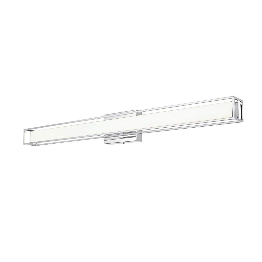 36 Inch Led Wall Sconce In Chrome - View 4 - Joshua Marshal