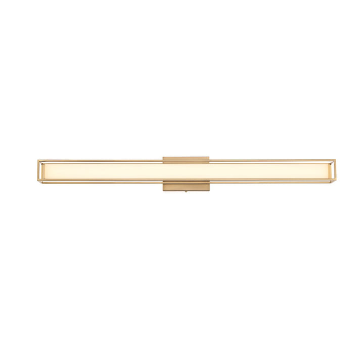 36 Inch Led Wall Sconce In Satin Gold - View 3 - Joshua Marshal