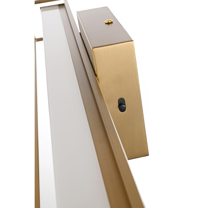 36 Inch Led Wall Sconce In Satin Gold - View 5 - Joshua Marshal