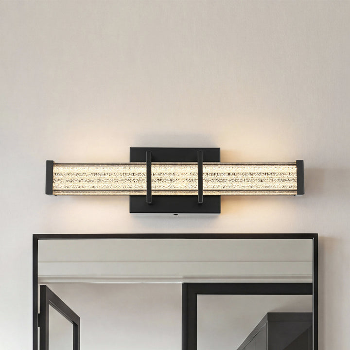 16 Inch Led Wall Sconce In Black Black Finish - LIGHTING by Joshua Marshal