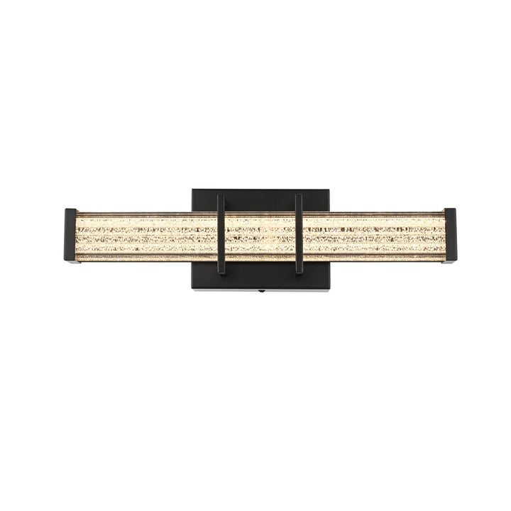 16 Inch Led Wall Sconce In Black - View 3 - Joshua Marshal