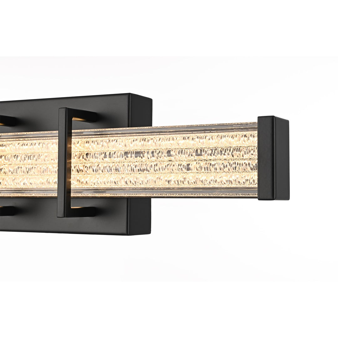 16 Inch Led Wall Sconce In Black - View 4 - Joshua Marshal