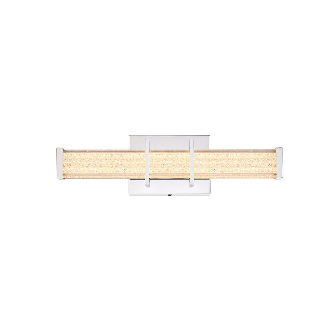 16 Inch Led Wall Sconce In Chrome - View 3 - Joshua Marshal