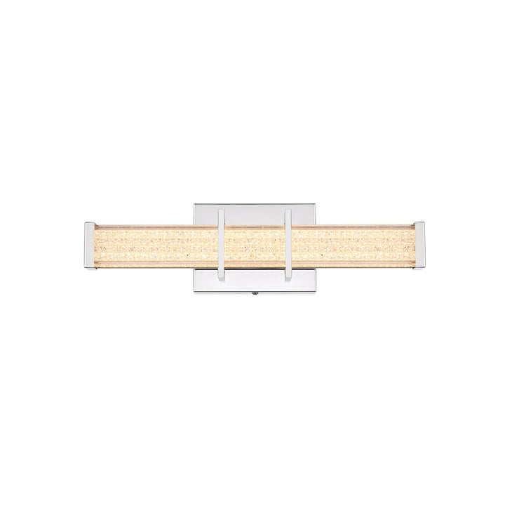 16 Inch Led Wall Sconce In Chrome - View 3 - Joshua Marshal