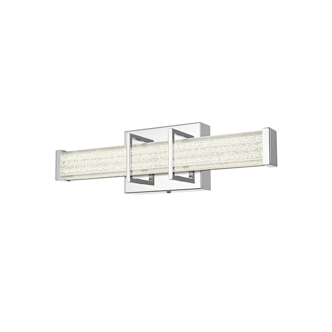 16 Inch Led Wall Sconce In Chrome - View 4 - Joshua Marshal