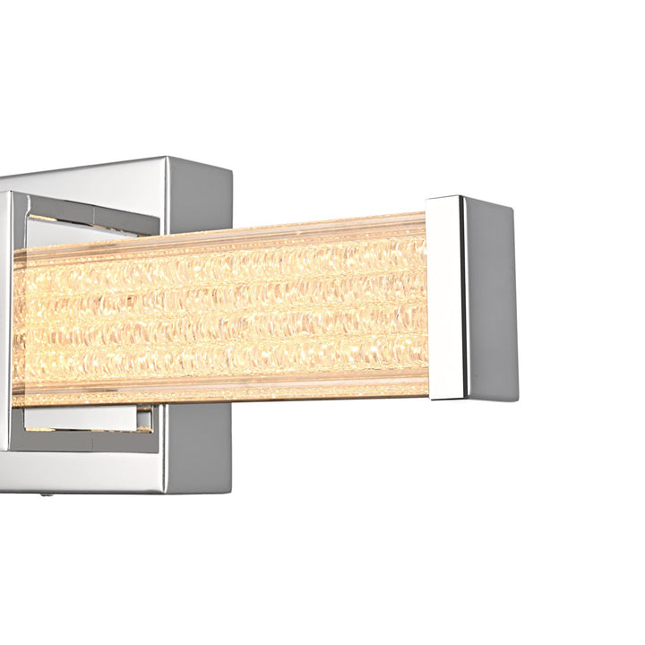 16 Inch Led Wall Sconce In Chrome - View 5 - Joshua Marshal